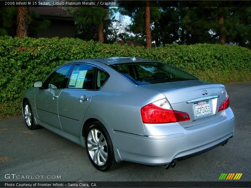 Liquid Platinum Metallic / Graphite 2008 Infiniti M 35 Sedan
