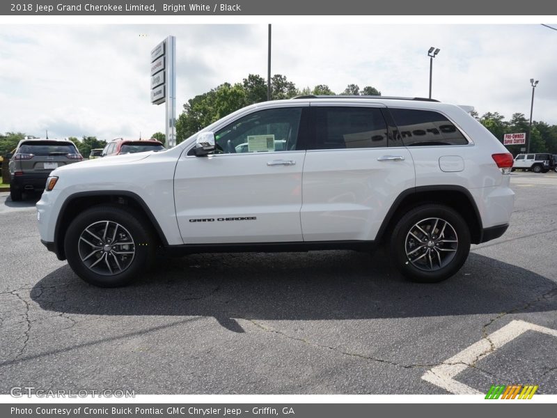 Bright White / Black 2018 Jeep Grand Cherokee Limited