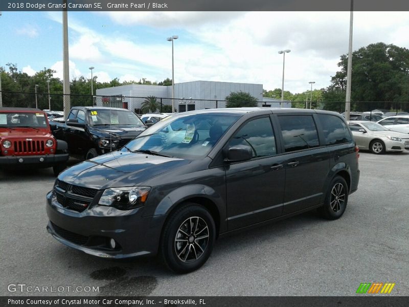 Granite Pearl / Black 2018 Dodge Grand Caravan SE