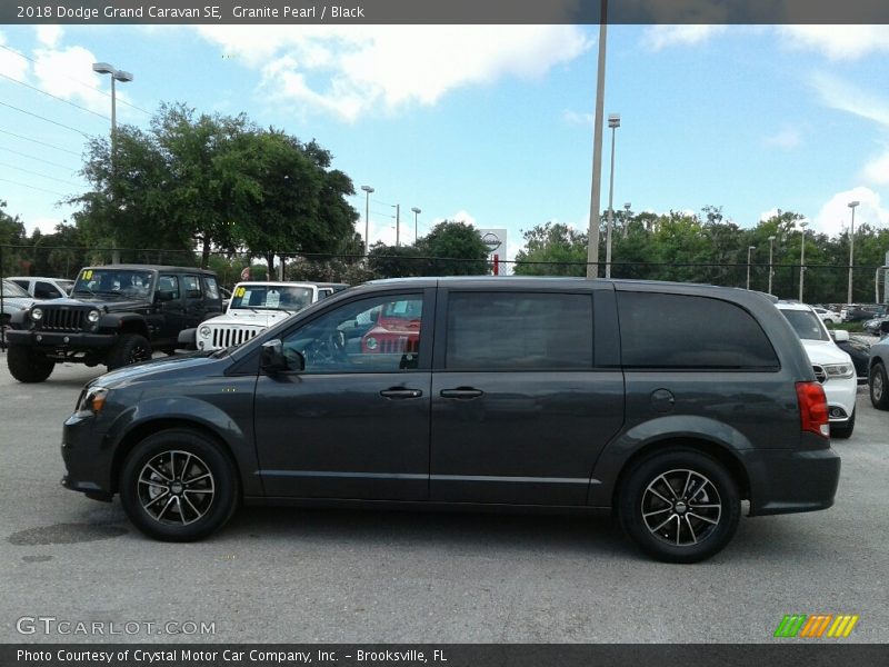 Granite Pearl / Black 2018 Dodge Grand Caravan SE