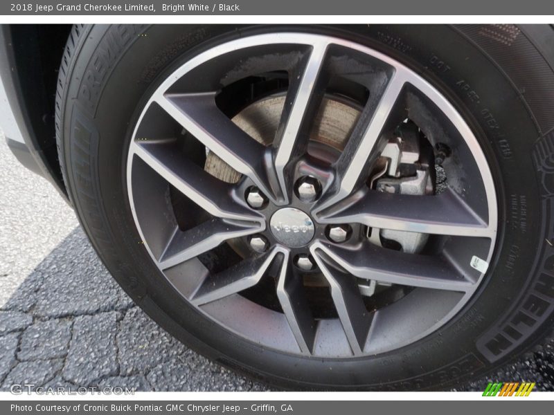 Bright White / Black 2018 Jeep Grand Cherokee Limited