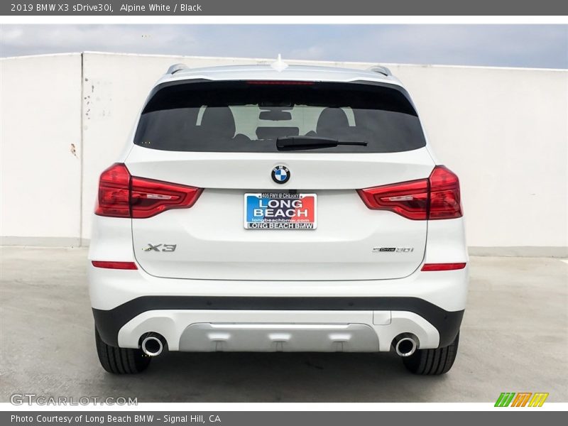 Alpine White / Black 2019 BMW X3 sDrive30i