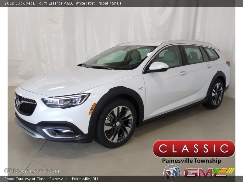 White Frost Tricoat / Shale 2018 Buick Regal TourX Essence AWD