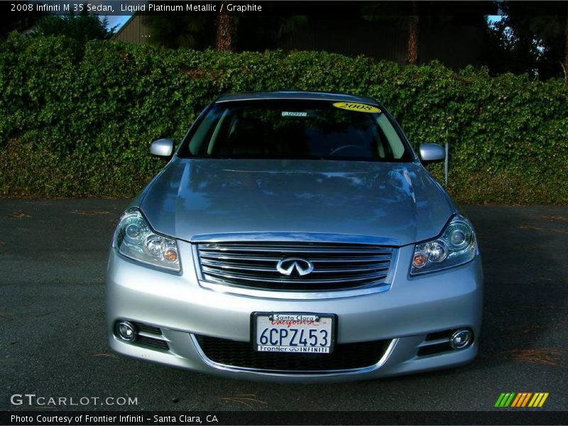 Liquid Platinum Metallic / Graphite 2008 Infiniti M 35 Sedan