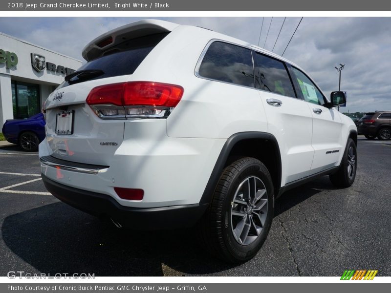 Bright White / Black 2018 Jeep Grand Cherokee Limited