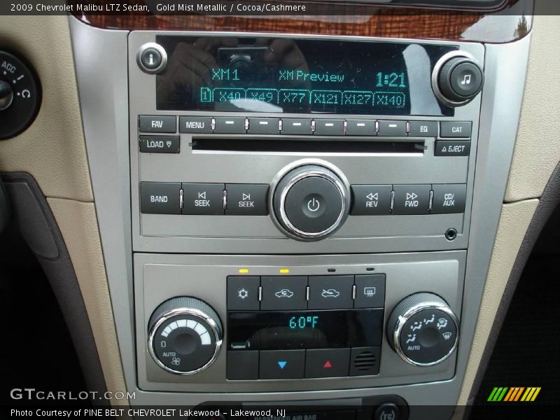 Gold Mist Metallic / Cocoa/Cashmere 2009 Chevrolet Malibu LTZ Sedan
