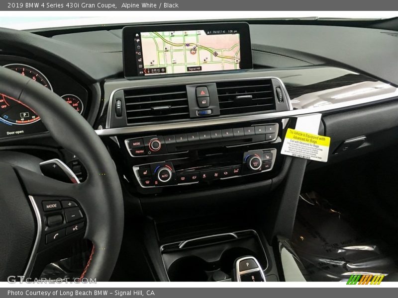 Alpine White / Black 2019 BMW 4 Series 430i Gran Coupe