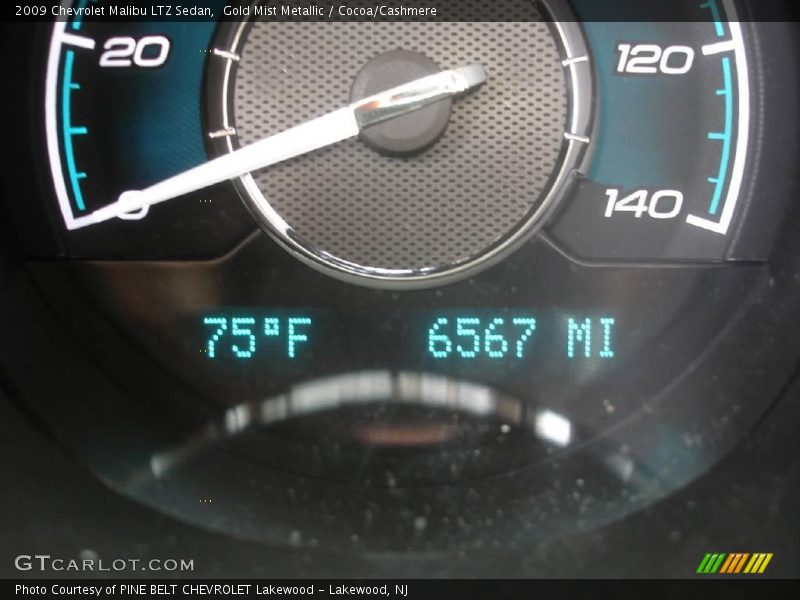 Gold Mist Metallic / Cocoa/Cashmere 2009 Chevrolet Malibu LTZ Sedan