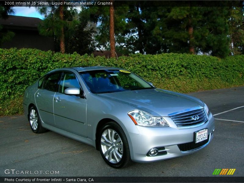Liquid Platinum Metallic / Graphite 2008 Infiniti M 35 Sedan