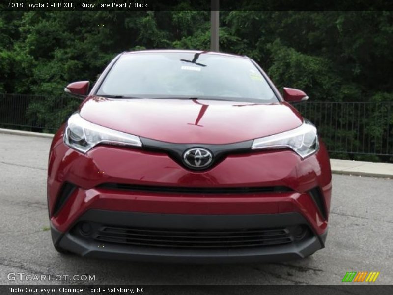Ruby Flare Pearl / Black 2018 Toyota C-HR XLE
