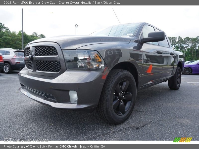 Granite Crystal Metallic / Black/Diesel Gray 2018 Ram 1500 Express Crew Cab