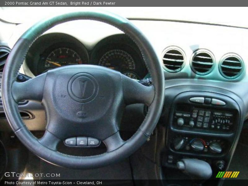 Bright Red / Dark Pewter 2000 Pontiac Grand Am GT Sedan