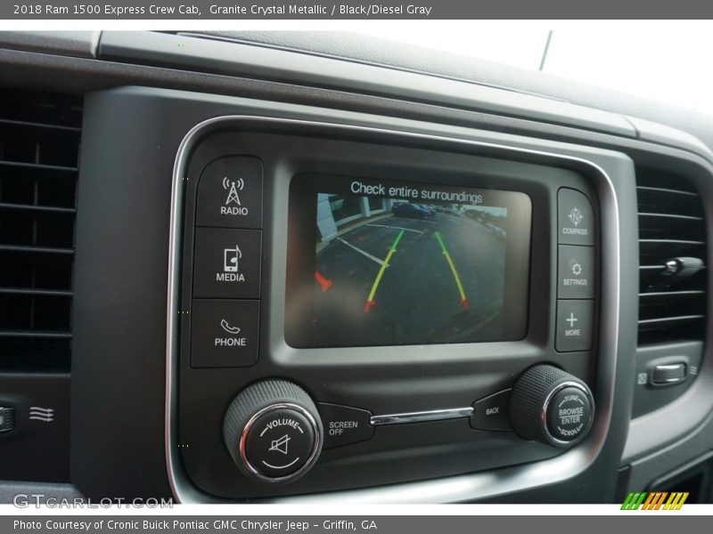 Granite Crystal Metallic / Black/Diesel Gray 2018 Ram 1500 Express Crew Cab