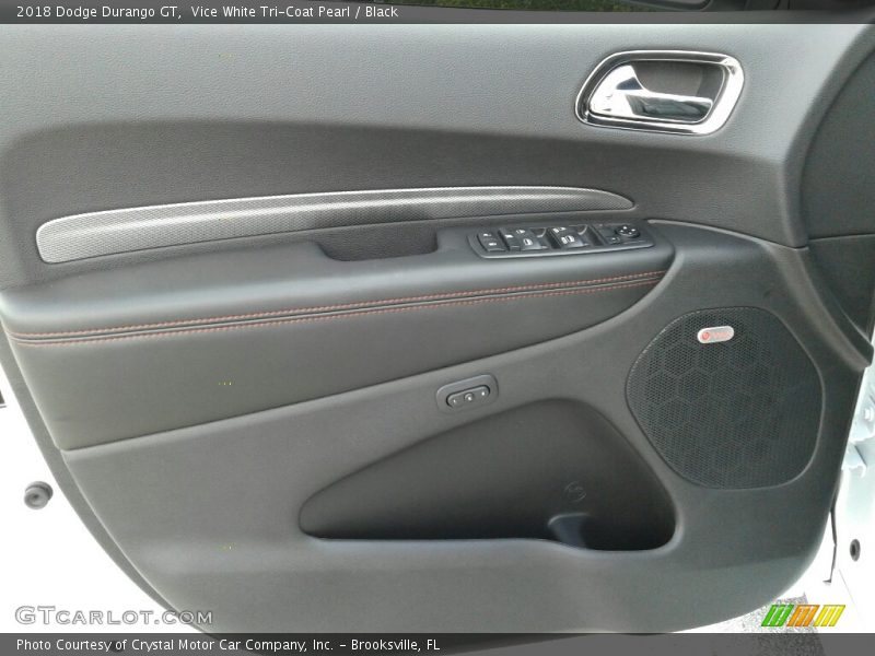 Vice White Tri-Coat Pearl / Black 2018 Dodge Durango GT