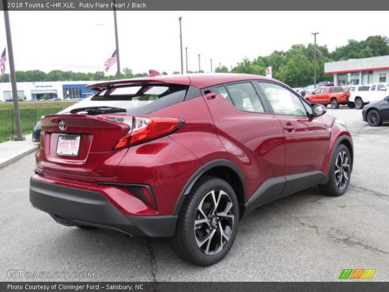 Ruby Flare Pearl / Black 2018 Toyota C-HR XLE