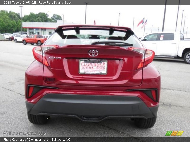 Ruby Flare Pearl / Black 2018 Toyota C-HR XLE