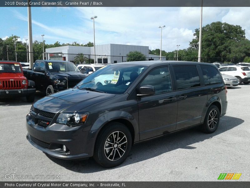 Granite Pearl / Black 2018 Dodge Grand Caravan SE