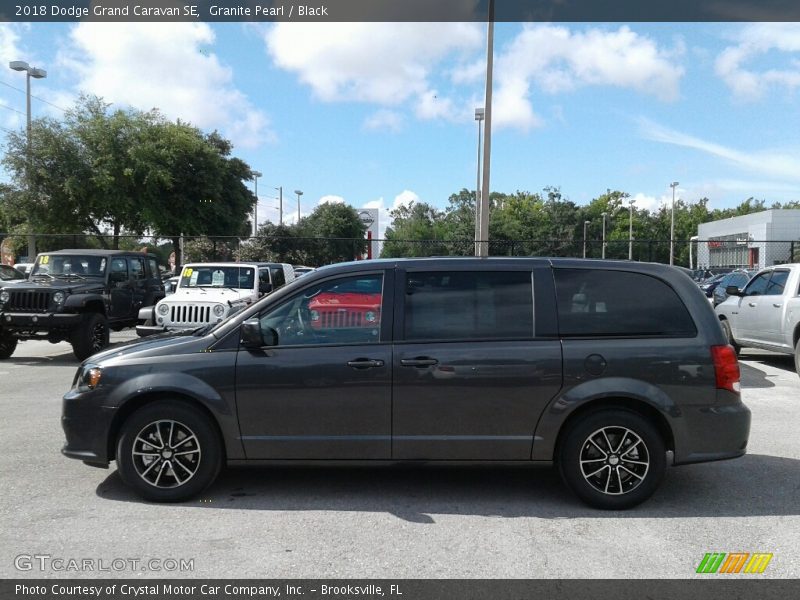 Granite Pearl / Black 2018 Dodge Grand Caravan SE