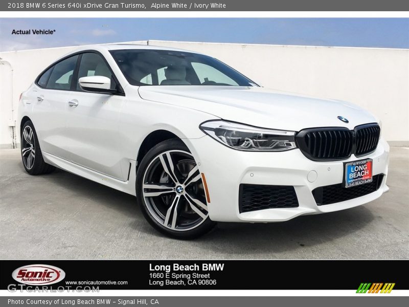 Alpine White / Ivory White 2018 BMW 6 Series 640i xDrive Gran Turismo