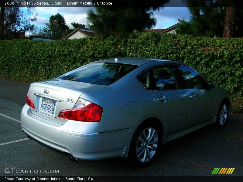 Liquid Platinum Metallic / Graphite 2008 Infiniti M 35 Sedan