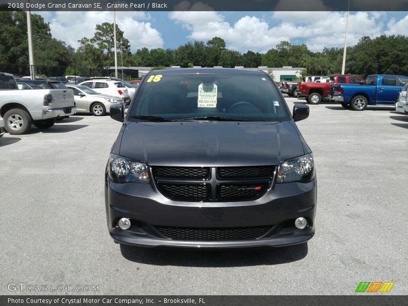 Granite Pearl / Black 2018 Dodge Grand Caravan SE