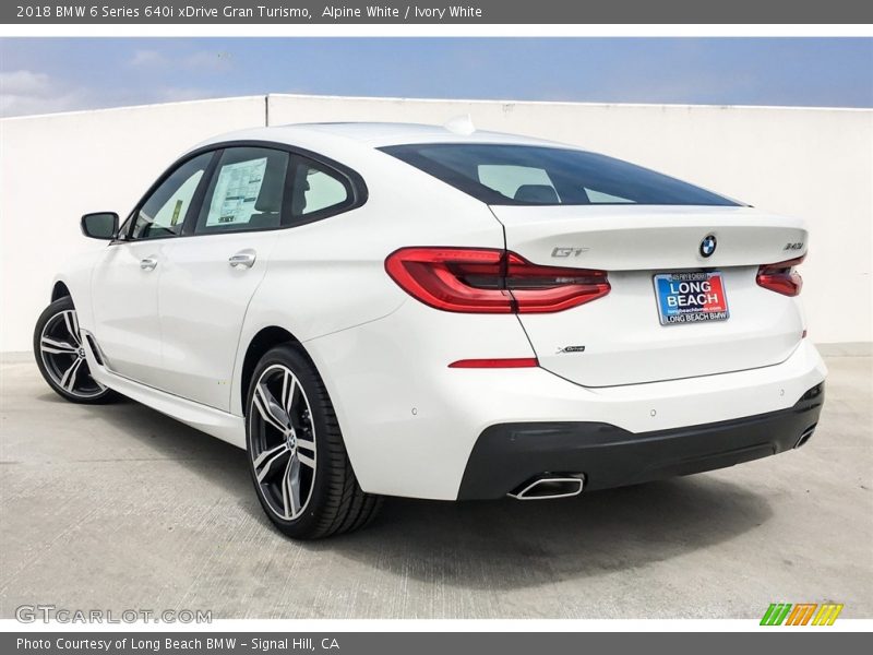 Alpine White / Ivory White 2018 BMW 6 Series 640i xDrive Gran Turismo