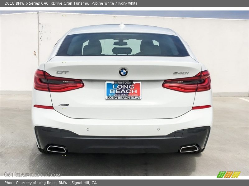 Alpine White / Ivory White 2018 BMW 6 Series 640i xDrive Gran Turismo