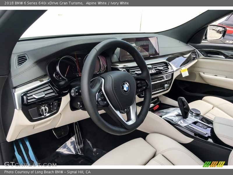 Alpine White / Ivory White 2018 BMW 6 Series 640i xDrive Gran Turismo