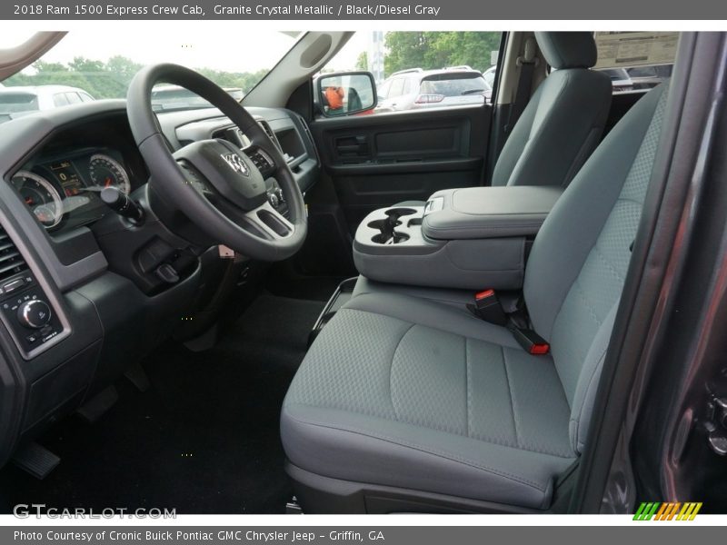 Granite Crystal Metallic / Black/Diesel Gray 2018 Ram 1500 Express Crew Cab