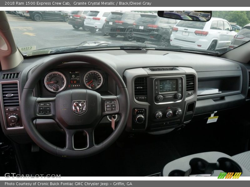 Granite Crystal Metallic / Black/Diesel Gray 2018 Ram 1500 Express Crew Cab