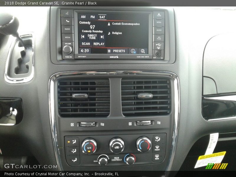Granite Pearl / Black 2018 Dodge Grand Caravan SE