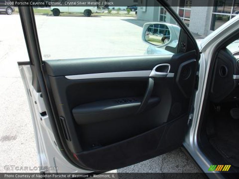 Crystal Silver Metallic / Black 2008 Porsche Cayenne Tiptronic
