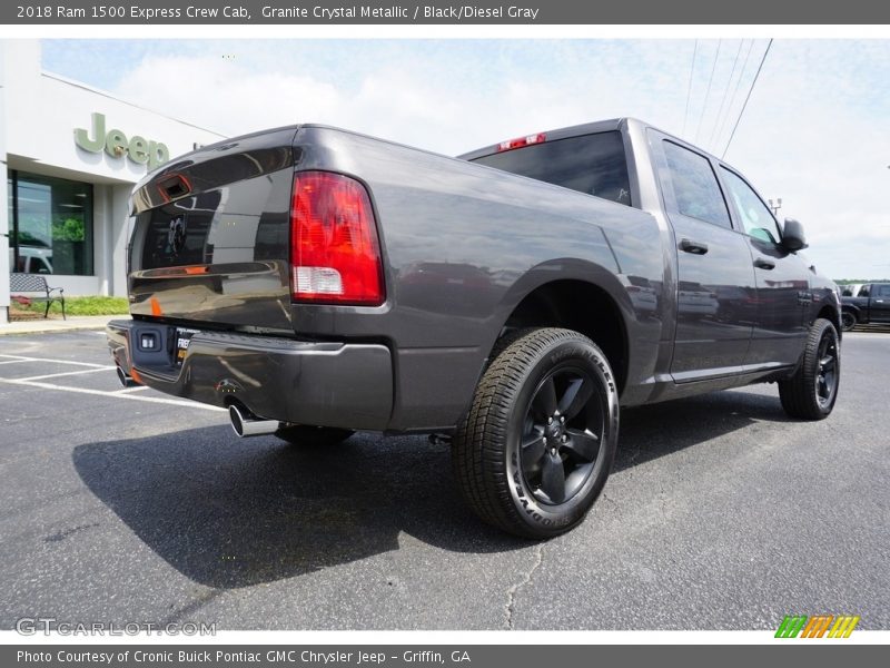 Granite Crystal Metallic / Black/Diesel Gray 2018 Ram 1500 Express Crew Cab