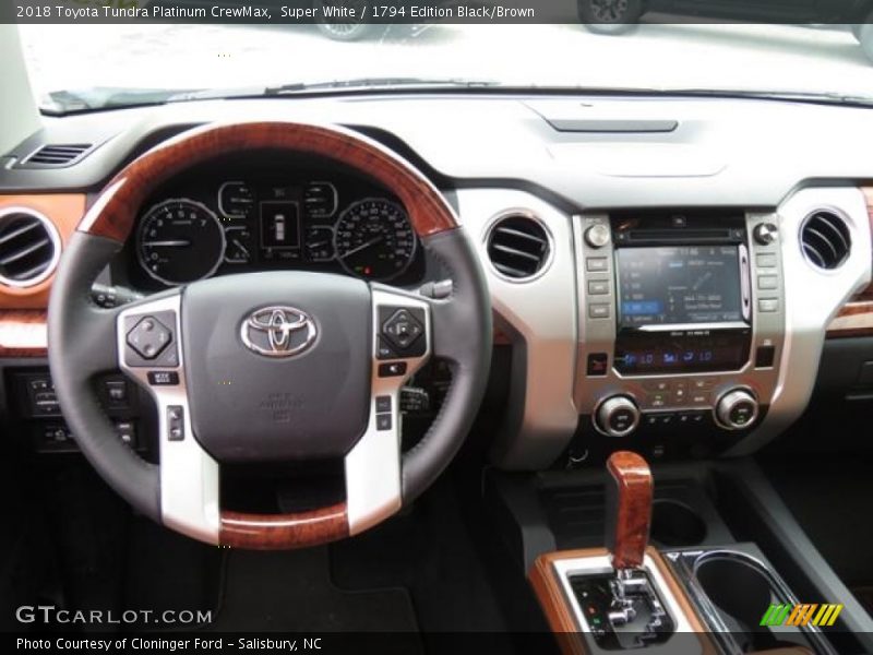 Dashboard of 2018 Tundra Platinum CrewMax