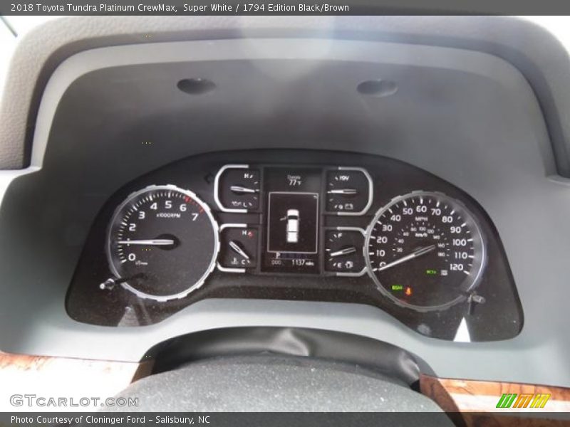  2018 Tundra Platinum CrewMax Platinum CrewMax Gauges