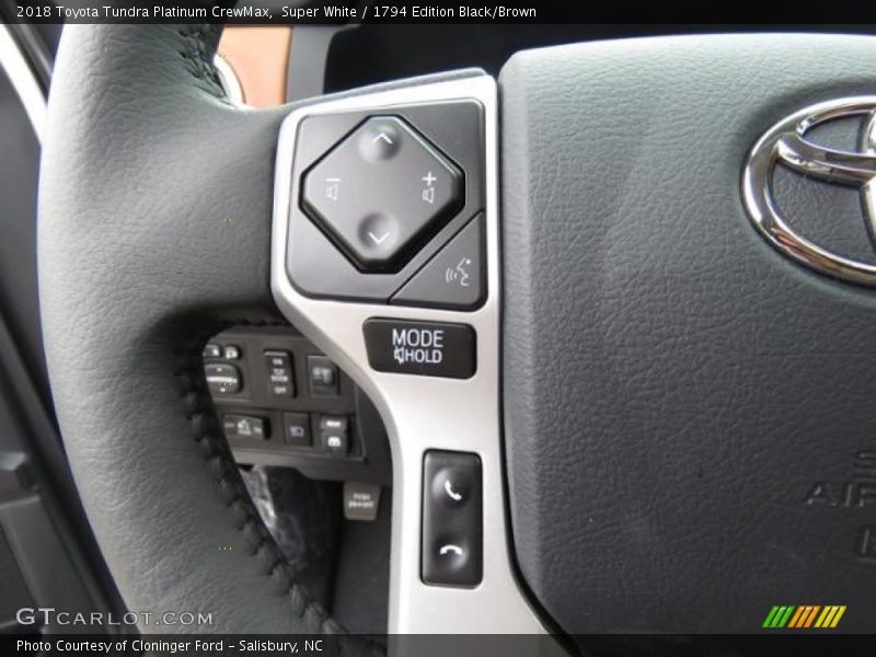 Controls of 2018 Tundra Platinum CrewMax