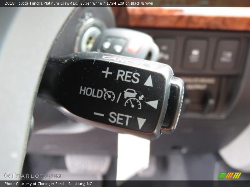 Controls of 2018 Tundra Platinum CrewMax