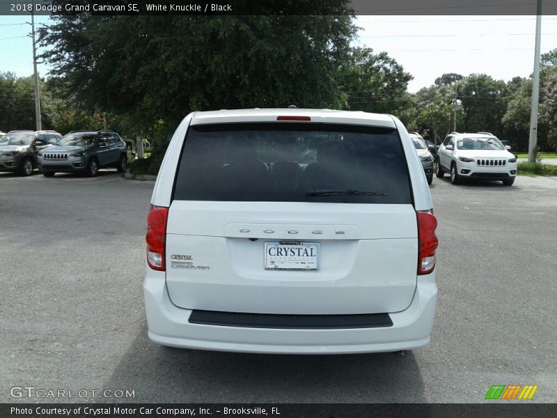 White Knuckle / Black 2018 Dodge Grand Caravan SE