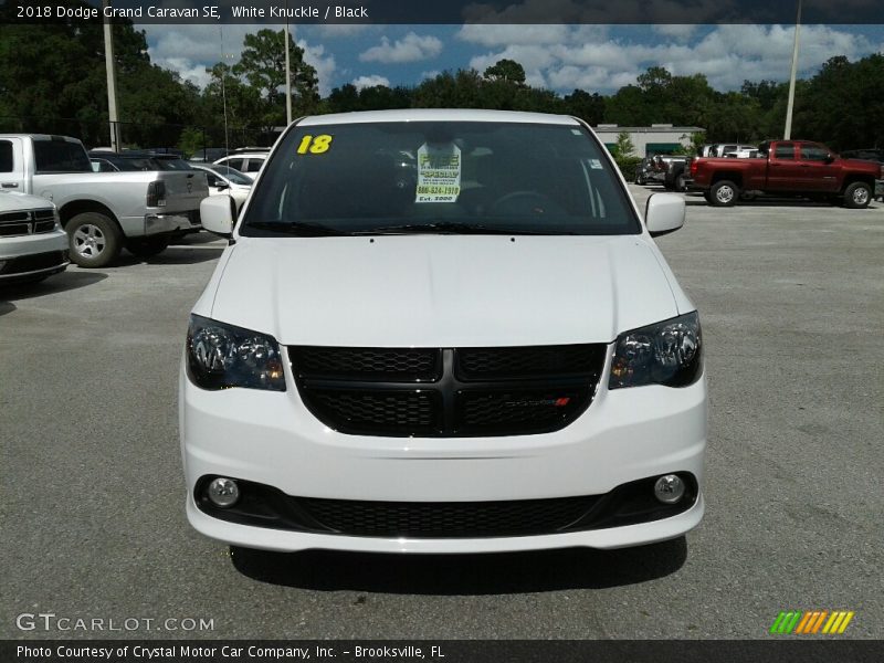 White Knuckle / Black 2018 Dodge Grand Caravan SE
