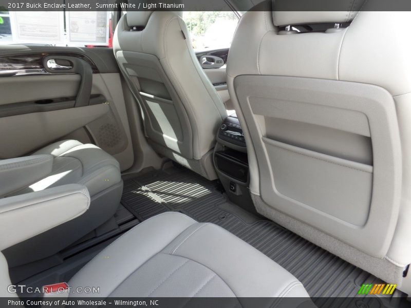 Summit White / Light Titanium 2017 Buick Enclave Leather