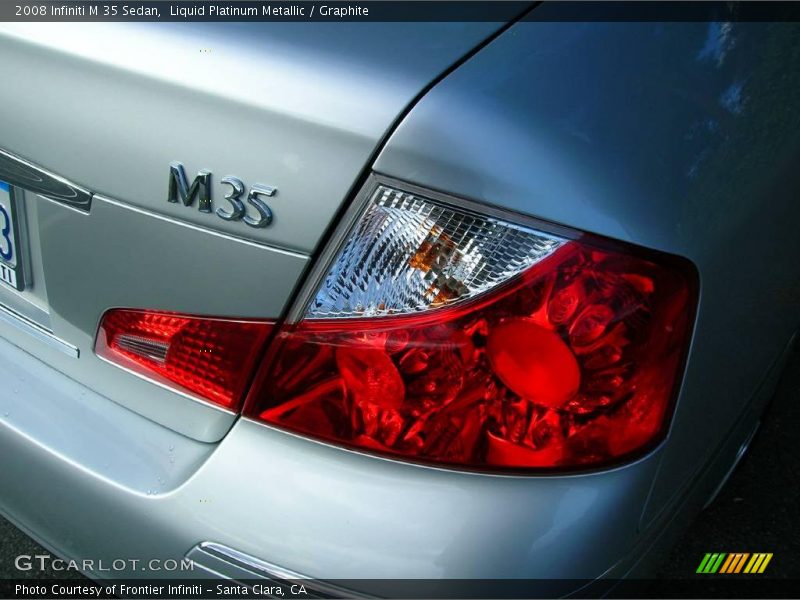 Liquid Platinum Metallic / Graphite 2008 Infiniti M 35 Sedan