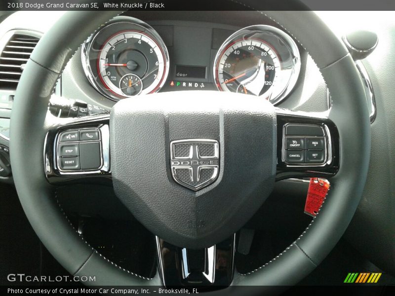 White Knuckle / Black 2018 Dodge Grand Caravan SE