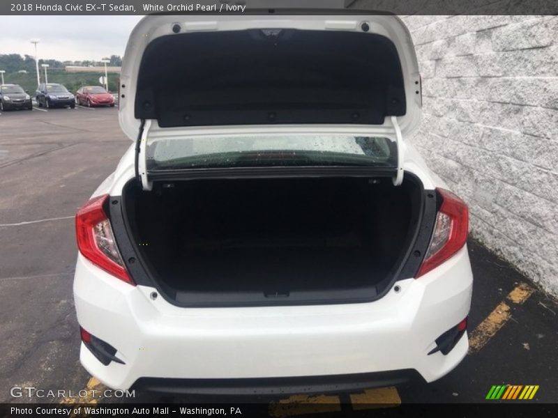 White Orchid Pearl / Ivory 2018 Honda Civic EX-T Sedan