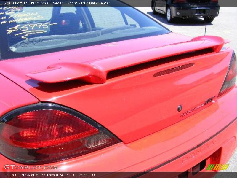 Bright Red / Dark Pewter 2000 Pontiac Grand Am GT Sedan