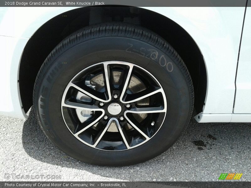 White Knuckle / Black 2018 Dodge Grand Caravan SE