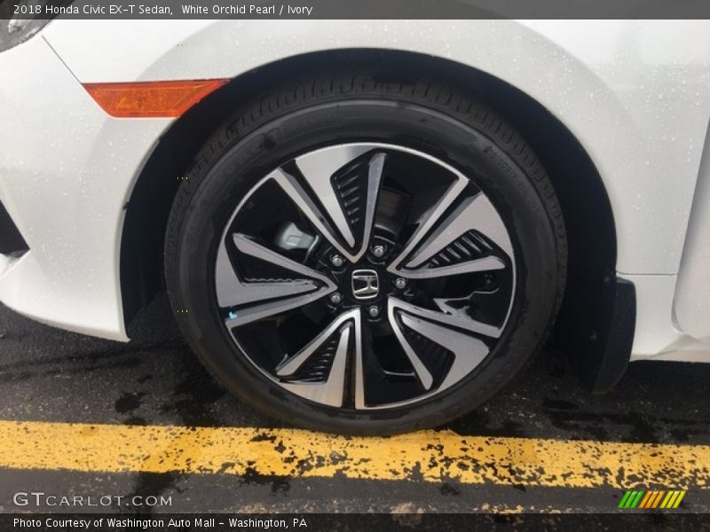 White Orchid Pearl / Ivory 2018 Honda Civic EX-T Sedan