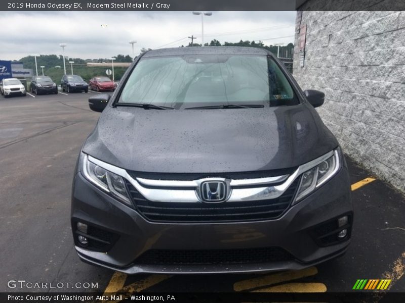 Modern Steel Metallic / Gray 2019 Honda Odyssey EX