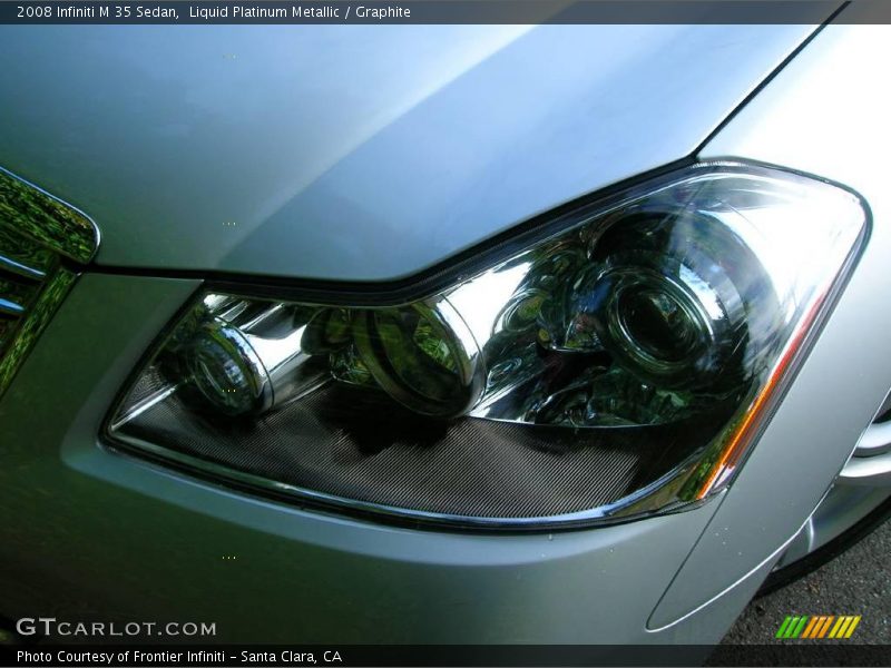 Liquid Platinum Metallic / Graphite 2008 Infiniti M 35 Sedan