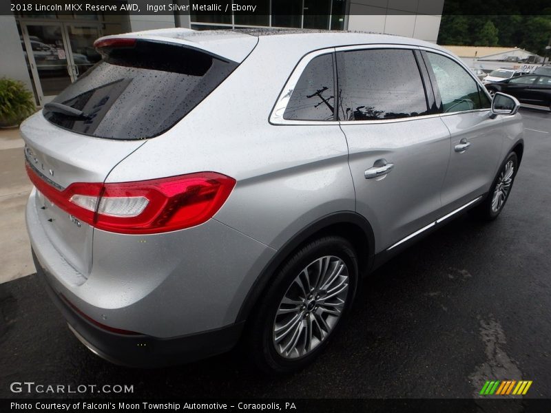 Ingot Silver Metallic / Ebony 2018 Lincoln MKX Reserve AWD