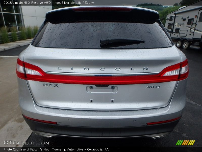 Ingot Silver Metallic / Ebony 2018 Lincoln MKX Reserve AWD